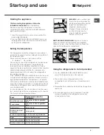 Предварительный просмотр 5 страницы Hotpoint RLAV21K Operating Instructions Manual