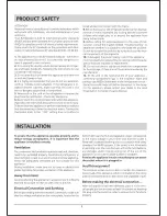 Preview for 3 page of Hotpoint RLAV21P Instructions For Installation And Use Manual