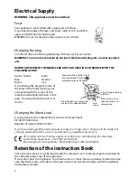 Preview for 2 page of Hotpoint RLB20 User Instructions