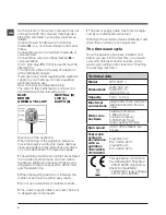 Предварительный просмотр 4 страницы Hotpoint RPD 10477 D Instructions For Use Manual