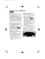 Предварительный просмотр 11 страницы Hotpoint RSR50V User Instructions