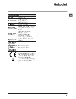 Preview for 5 page of Hotpoint RZ 1066 B Instructions For Use Manual