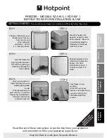 Hotpoint RZA36G.1-RZA36P.1 Instructions For Installation & Use предпросмотр