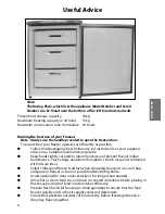 Preview for 8 page of Hotpoint RZA36G.1-RZA36P.1 Instructions For Installation & Use