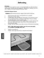 Preview for 11 page of Hotpoint RZA36G.1-RZA36P.1 Instructions For Installation & Use