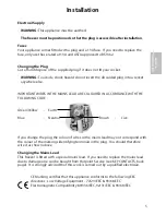 Предварительный просмотр 5 страницы Hotpoint RZA50 Instructions For Installation And Use Manual