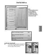 Предварительный просмотр 9 страницы Hotpoint RZA50 Instructions For Installation And Use Manual