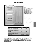 Предварительный просмотр 9 страницы Hotpoint RZA54 Instructions For Installation And Use Manual