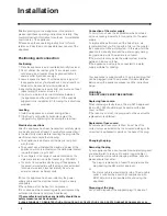 Preview for 2 page of Hotpoint RZAAV21 Series Operating Instructions Manual