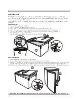 Предварительный просмотр 4 страницы Hotpoint RZAAV21 Series Operating Instructions Manual