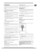 Предварительный просмотр 5 страницы Hotpoint RZFM 151 G.1 Operating Instructions Manual