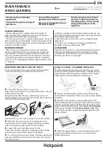 Предварительный просмотр 7 страницы Hotpoint SA2840P Daily Reference Manual