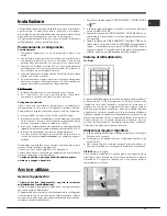 Preview for 17 page of Hotpoint SBL series NF Operating Instructions Manual