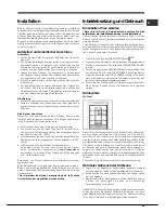 Preview for 29 page of Hotpoint SBL series NF Operating Instructions Manual