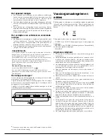 Preview for 35 page of Hotpoint SBL series NF Operating Instructions Manual