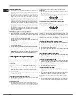 Preview for 36 page of Hotpoint SBL series NF Operating Instructions Manual