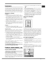 Preview for 37 page of Hotpoint SBL series NF Operating Instructions Manual