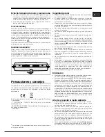 Preview for 39 page of Hotpoint SBL series NF Operating Instructions Manual