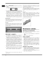 Preview for 42 page of Hotpoint SBL series NF Operating Instructions Manual