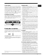 Preview for 43 page of Hotpoint SBL series NF Operating Instructions Manual