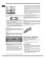 Preview for 46 page of Hotpoint SBL series NF Operating Instructions Manual