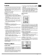 Preview for 49 page of Hotpoint SBL series NF Operating Instructions Manual