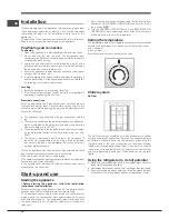 Предварительный просмотр 16 страницы Hotpoint SBM series NF Operating Instructions Manual