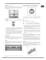 Предварительный просмотр 17 страницы Hotpoint SBM series NF Operating Instructions Manual