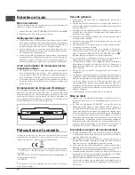 Предварительный просмотр 22 страницы Hotpoint SBM series NF Operating Instructions Manual