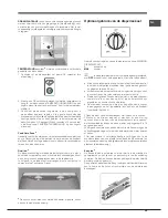 Предварительный просмотр 29 страницы Hotpoint SBM series NF Operating Instructions Manual