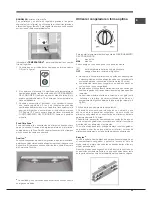 Предварительный просмотр 33 страницы Hotpoint SBM series NF Operating Instructions Manual