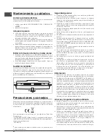 Предварительный просмотр 34 страницы Hotpoint SBM series NF Operating Instructions Manual