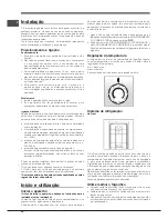 Предварительный просмотр 36 страницы Hotpoint SBM series NF Operating Instructions Manual