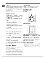 Предварительный просмотр 44 страницы Hotpoint SBM series NF Operating Instructions Manual