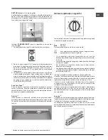 Предварительный просмотр 45 страницы Hotpoint SBM series NF Operating Instructions Manual