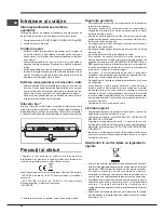 Предварительный просмотр 46 страницы Hotpoint SBM series NF Operating Instructions Manual