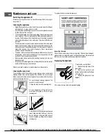 Предварительный просмотр 10 страницы Hotpoint SBS 51 X S Operating Instructions Manual