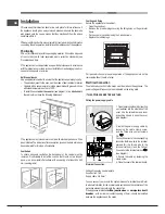 Предварительный просмотр 4 страницы Hotpoint SBS 638 CX S Operating Instructions Manual