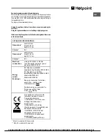 Предварительный просмотр 5 страницы Hotpoint SCL 08 EB Operating Instructions Manual