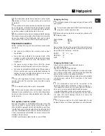 Preview for 3 page of Hotpoint SDAL 1200 Instruction Booklet