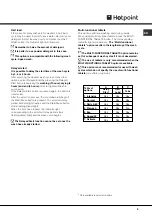 Предварительный просмотр 9 страницы Hotpoint SDL 510 Instruction Booklet