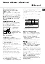 Предварительный просмотр 11 страницы Hotpoint SDL 510 Instruction Booklet