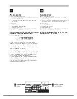 Предварительный просмотр 2 страницы Hotpoint SDS Series Operating Instructions Manual