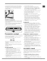 Предварительный просмотр 7 страницы Hotpoint SDS Series Operating Instructions Manual