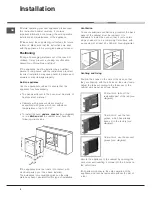 Предварительный просмотр 2 страницы Hotpoint SE101PX Operating Instructions Manual