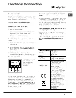 Предварительный просмотр 3 страницы Hotpoint SE101PX Operating Instructions Manual