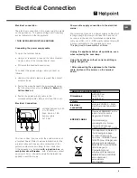 Предварительный просмотр 3 страницы Hotpoint SE102PX Operating Instructions Manual