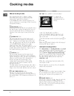 Предварительный просмотр 6 страницы Hotpoint SE102PX Operating Instructions Manual