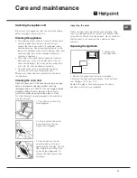 Предварительный просмотр 11 страницы Hotpoint SE102PX Operating Instructions Manual