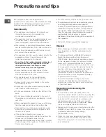 Предварительный просмотр 10 страницы Hotpoint SE1032X Operating Instructions Manual